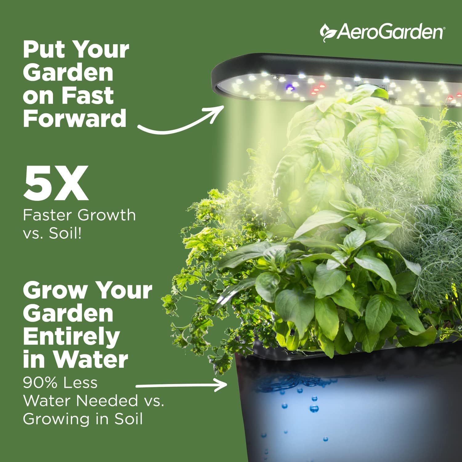 AeroGarden Harvest with Gourmet Herb Seed Pod Kit - Hydroponic Indoor Garden, White - Image 6