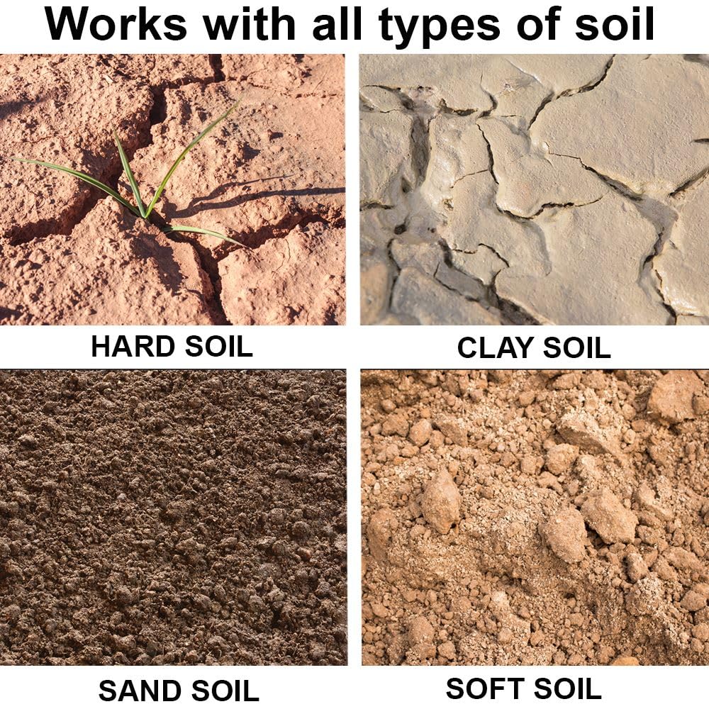 K-Brands Auger Drill Bit for Planting – 3 x 12 Inch - Garden Tools Spiral Hole Drill Planter for Bulb Planting, Bedding Plants, Umbrella Holes Gardening - 3/8 Inch Hex Drive Drill - Image 6