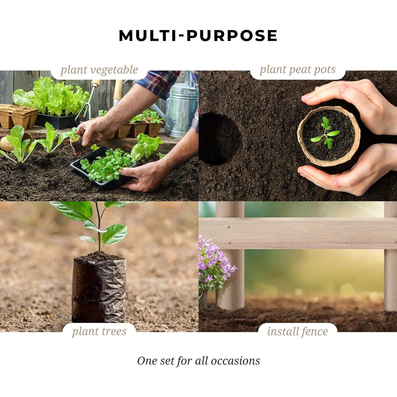 K-Brands Auger Drill Bit for Planting – 3 x 12 Inch - Garden Tools Spiral Hole Drill Planter for Bulb Planting, Bedding Plants, Umbrella Holes Gardening - 3/8 Inch Hex Drive Drill - Image 5